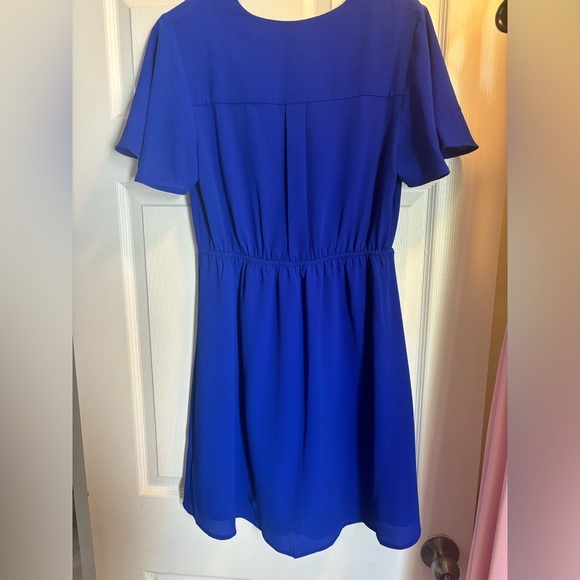 Beautiful blue Monteau dress size Large. - Picture 2 of 3